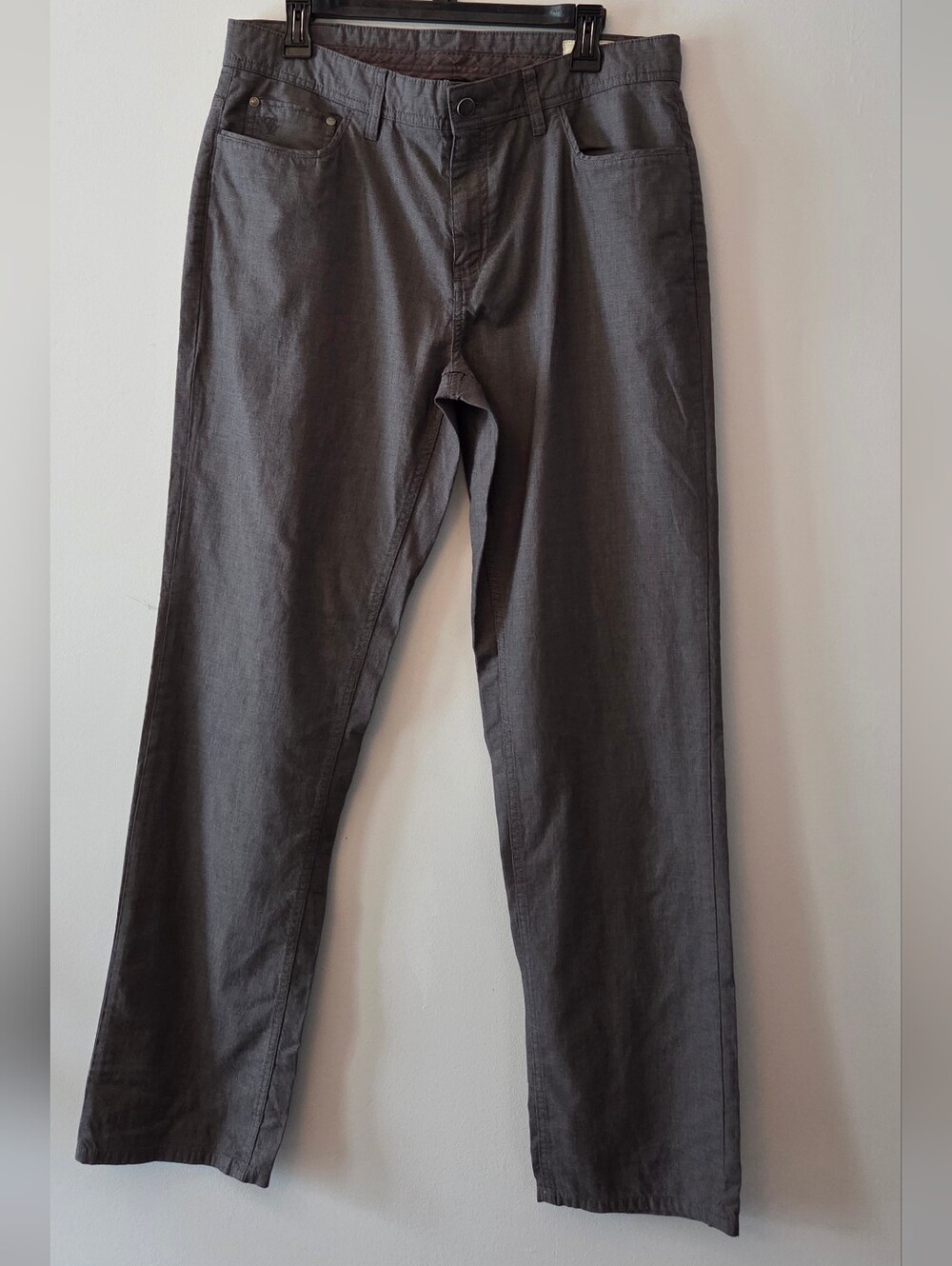 English Laundry Men's Travel 5-Pocket Textured Woven Pattern Jeans Size 34x34